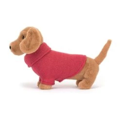 Temptation gifts -Temptation gifts JellycatSausageDogWithPinkSweater 1