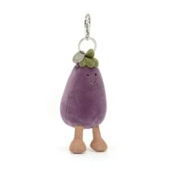 Jellycat Vivacious Eggplant Bag Charm
