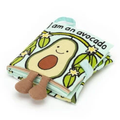 Jellycat I Am An Avocado Fabric Book -Temptation gifts jellycat avocado book bk4aa 2