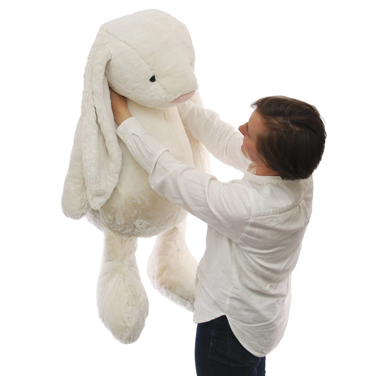 Jellycat Very Big Bashful Cream Bunny 2 Jellycat Very Big Bashful Cream Bunny - Image 2