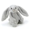 Jellycat Medium Bashful Silver Bunny