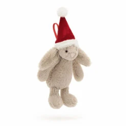 Jellycat Bashful Christmas Bunny Decoration -Temptation gifts jellycat bas6cbor bashful christmas bunny decoration 3