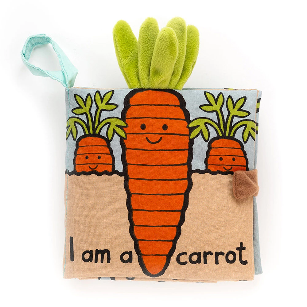 Jellycat I Am A Carrot Fabric Book 1 Jellycat I Am A Carrot Fabric Book