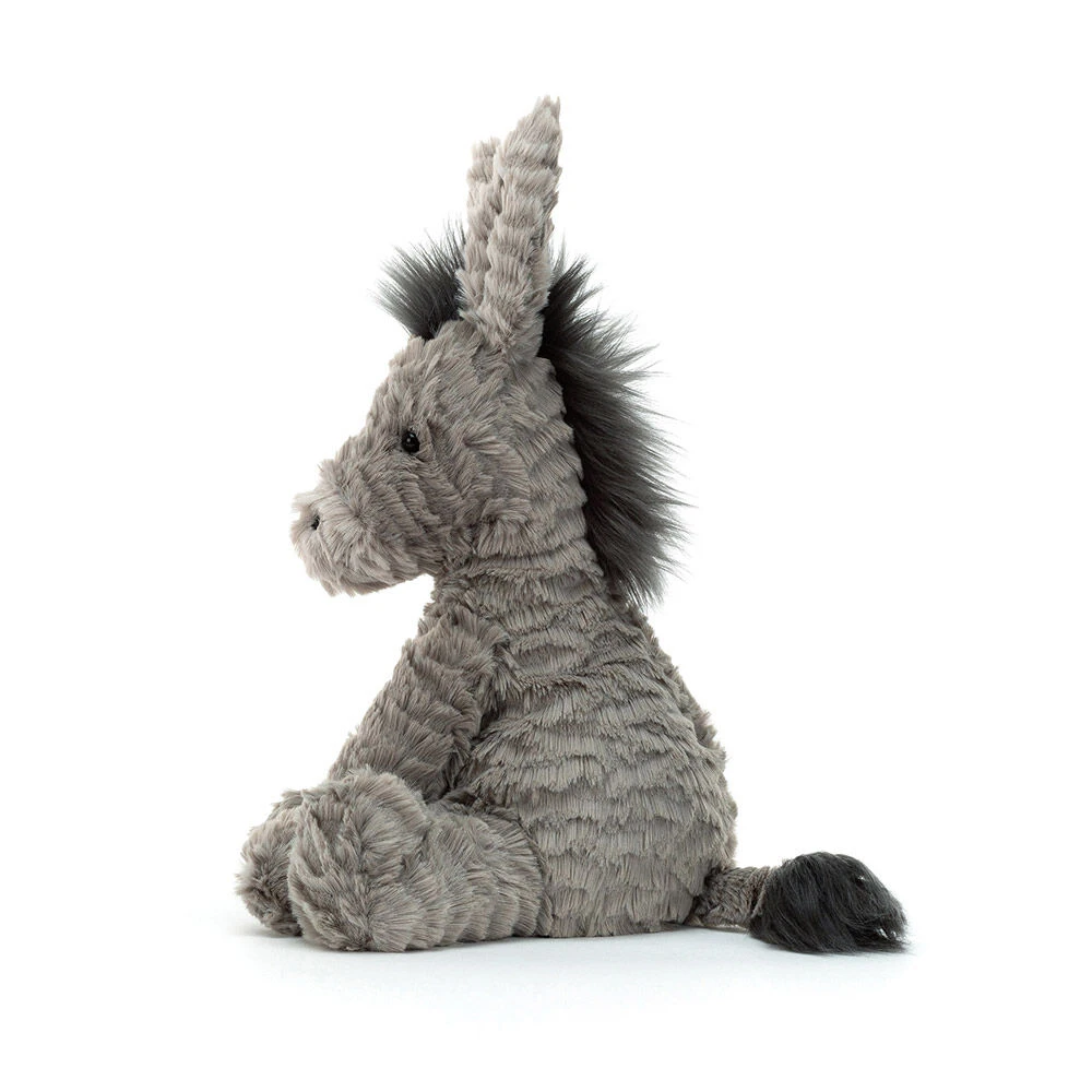 Jellycat Medium Fuddlewuddle Donkey 2 Jellycat Medium Fuddlewuddle Donkey - Image 2