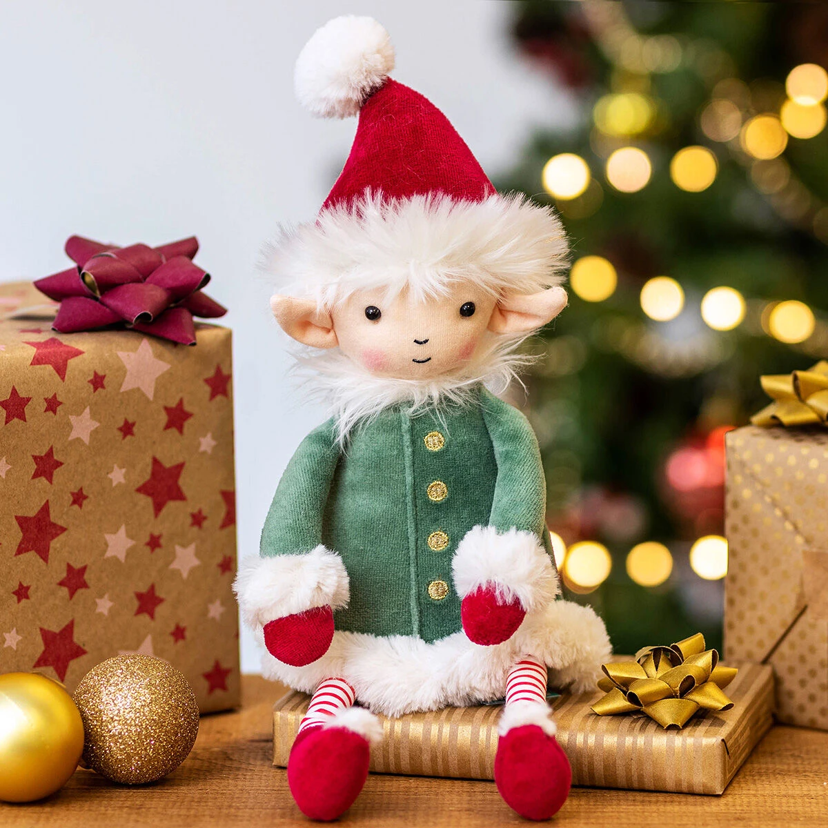 Jellycat Medium Leffy Elf 3 Jellycat Medium Leffy Elf - Image 3