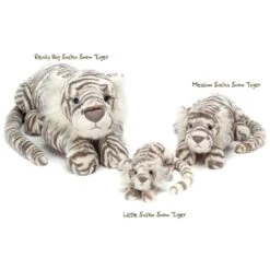 Jellycat Really Big Sacha Snow Tiger -Temptation gifts jellycat sacha snow tiger family 2